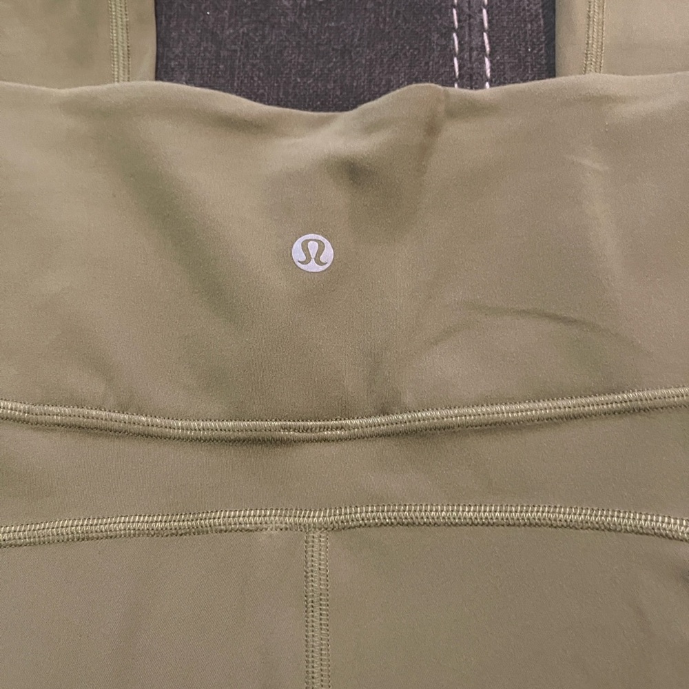 lululemon align wide leg cropped Olive Green Leggings - Picture 7 of 7